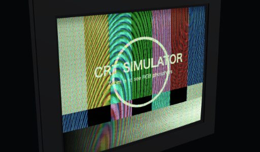 CRT Phosphor Simulator